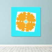 南西バイブ数々のカラー模様 キャンバスプリント (インサイチュ (ウッドフロア))