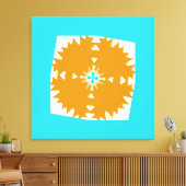 南西バイブ数々のカラー模様 キャンバスプリント (インサイチュ (リビング))