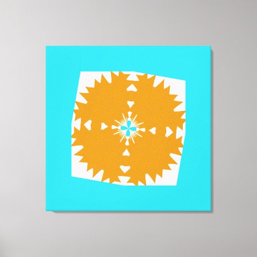 南西バイブ数々のカラー模様 キャンバスプリント (正面)