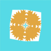 南西バイブ数々のカラー模様 シール (正面)