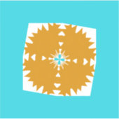 南西バイブ数々のカラー模様 シール (正面)