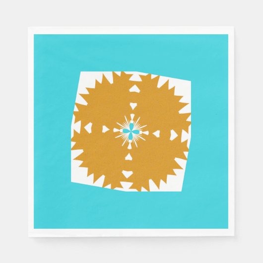 南西バイブ数々のカラー模様 スタンダードランチョンナプキン (正面)