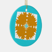 南西バイブ数々のカラー模様 セラミックオーナメント (右)