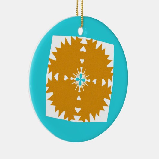 南西バイブ数々のカラー模様 セラミックオーナメント (右)