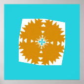 南西バイブ数々のカラー模様 ポスター (正面)