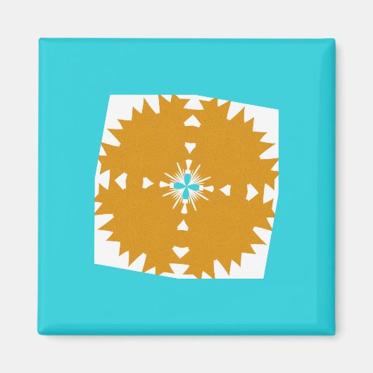 南西バイブ数々のカラー模様 マグネット (正面)