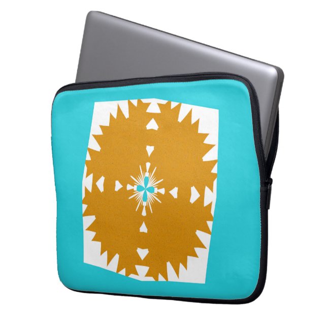南西バイブ数々のカラー模様 ラップトップスリーブ (正面左)