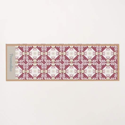 南西バエレガントルガンディゼンヨガナマステ ヨガマット (裏面(横))