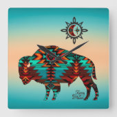 南西バッファロースクウェア壁時計 スクエア壁時計 (正面)