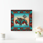 南西バッファロースクウェア壁時計 スクエア壁時計 (ホーム)