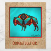 南西バッファローワインラベル ワインラベル (シングルラベル)