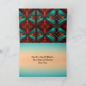 南西バッファロー折り畳みグリーティングカード カード (内部)