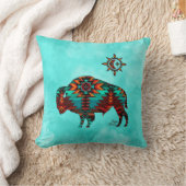 南西バッファロー装飾用クッション クッション (ブランケット)