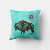 南西バッファロー装飾用クッション クッション (裏面)