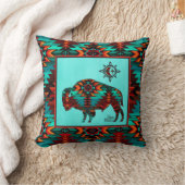 南西バッファロー装飾用クッション クッション (ブランケット)