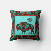 南西バッファロー装飾用クッション クッション (裏面)