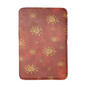 南西パターンおもしろい中浴場 バスマット (正面縦)