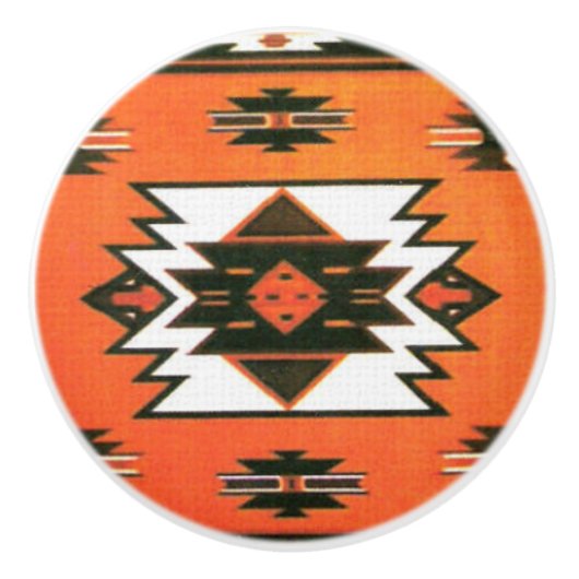 南西パターンおもしろい セラミックノブ (正面)