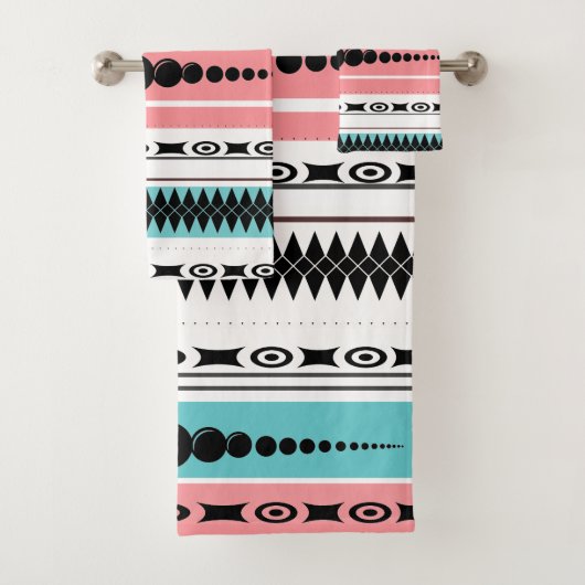 南西パターンサマーシェードブルー、バラ、白 バスタオルセット (インサイチュ)