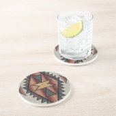 南西パターンサンドストーンドリンクコースター コースター (側面)