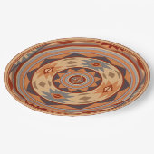 南西パターンデザインタン ペーパープレート (アングル)