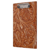 南西パターン西欧諸国の用具を使われた革 クリップボード (左)