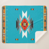 南西パターン8、変更できる色 シェルパブランケット (正面(横))