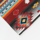 南西パターン#1 – カラー変更可能 フリースブランケット (角)