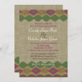 南西パタ結婚ーン 招待状 (正面/裏面)