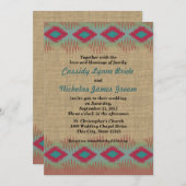 南西パタ結婚ーン 招待状 (正面/裏面)