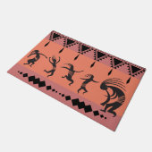 南西パーティー踊りココペリDoormat ドアマット (アングル)