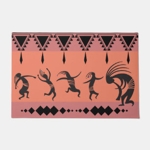 南西パーティー踊りココペリDoormat ドアマット