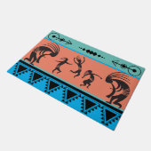 南西パーティー踊りココペリDoormat ドアマット (アングル)