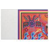 南西フイコールのペヨーテの儀式織物 ファブリック (ファットクウォーター)