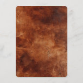 南西フェイク茶色の革（ルック） メニュー (裏面)