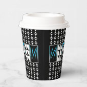 南西フェザー恵みターコイズ 紙コップ (右)