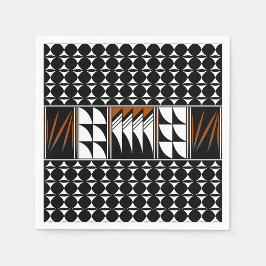 南西フェザー恵み スタンダードカクテルナプキン (正面)