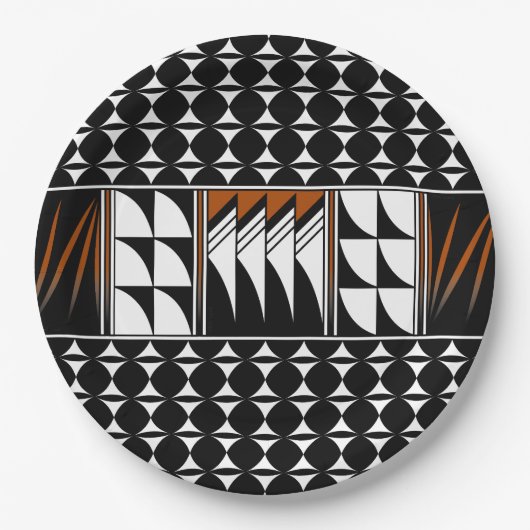 南西フェザー恵み ペーパープレート (正面)