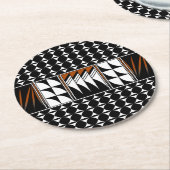 南西フェザー恵み ラウンドペーパーコースター (アングル)