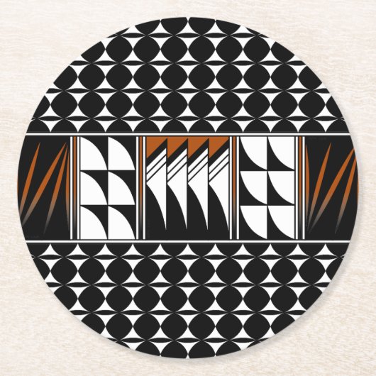 南西フェザー恵み ラウンドペーパーコースター (正面)