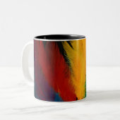 南西フェザー抽象芸術 ツートーンマグカップ (正面左)