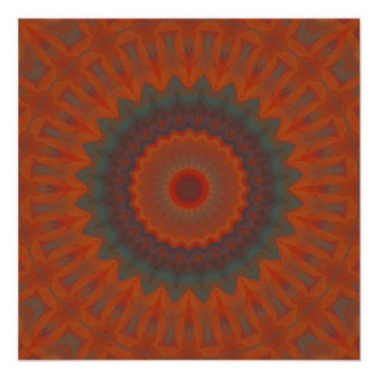 南西フラワーマンダラ ポスター (正面)