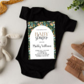 南西フローラ女性のカーボーイブーツベビーシャワー 招待状