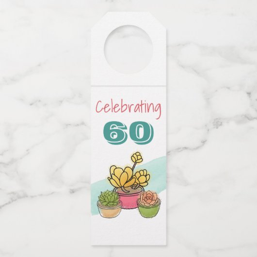 南西フローラ しゃれている ボトルネックタグ (正面)