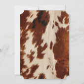 南西ブラウンクリームアニマル結婚コウィド 招待状 (裏面)