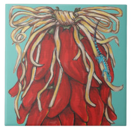 南西ブルーリザードレッドチリペッパーハウス# タイル