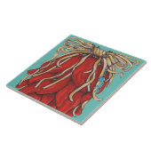 南西ブルーリザードレッドチリペッパーハウス# タイル (側面)