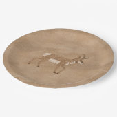 南西プロングホーン歩くアンテロープ紙プレート ペーパープレート (アングル)