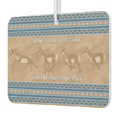 南西プロンコーンアンテロープパーソナライズされた群 カーエアーフレッシュナー (左)