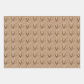 南西プロンコーンアンテロープ幾何学模様 ラッピングペーパーシート (正面2)